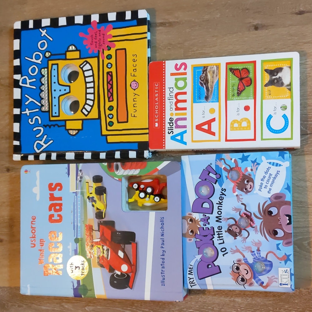 Set of 4 kids books